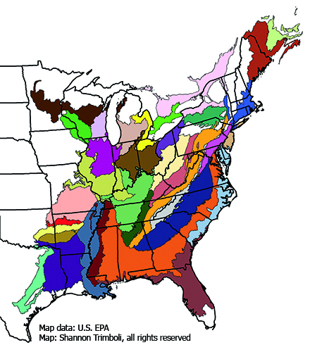 Gardening with Native Plants: Hardiness Zones and Ecoregions